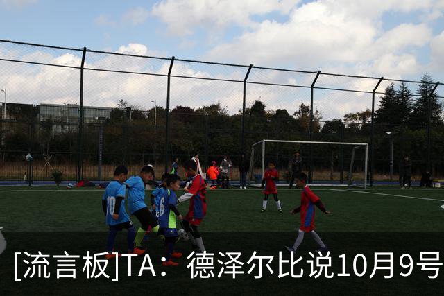 [流言板]TA：德泽尔比说10月9号踢曼联赛前开会，促使热刺产生了蜕变